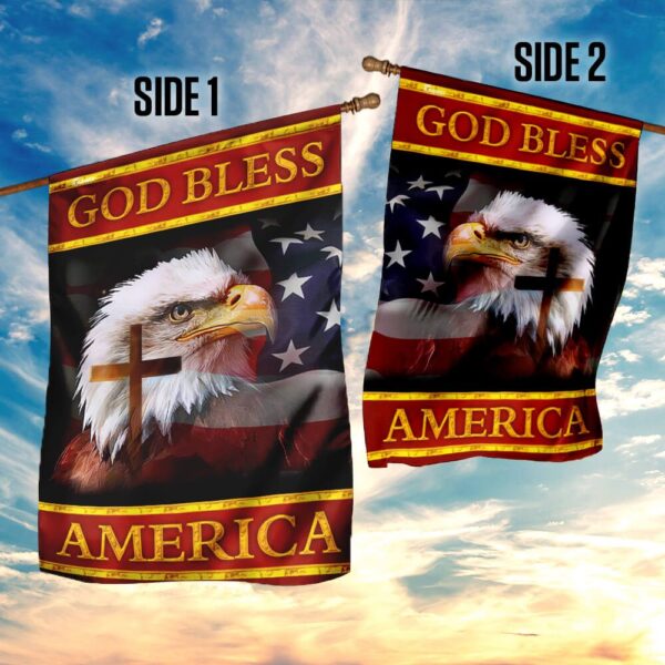 God Bless America Eagle Flag: Patriotic TLP08F - Image 5