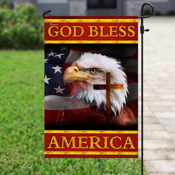 God Bless America Eagle Flag: Patriotic TLP08F - Image 6