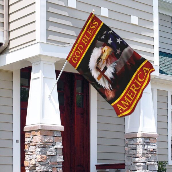 God Bless America Eagle Flag: Patriotic TLP08F - Image 4