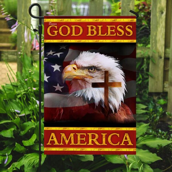 God Bless America Eagle Flag: Patriotic TLP08F - Image 7