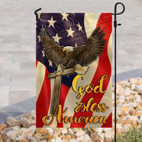 God Bless America Eagle Flag: Patriotic TLP09F - Image 8