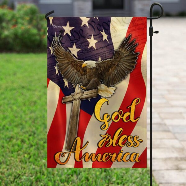 God Bless America Eagle Flag: Patriotic TLP09F - Image 6