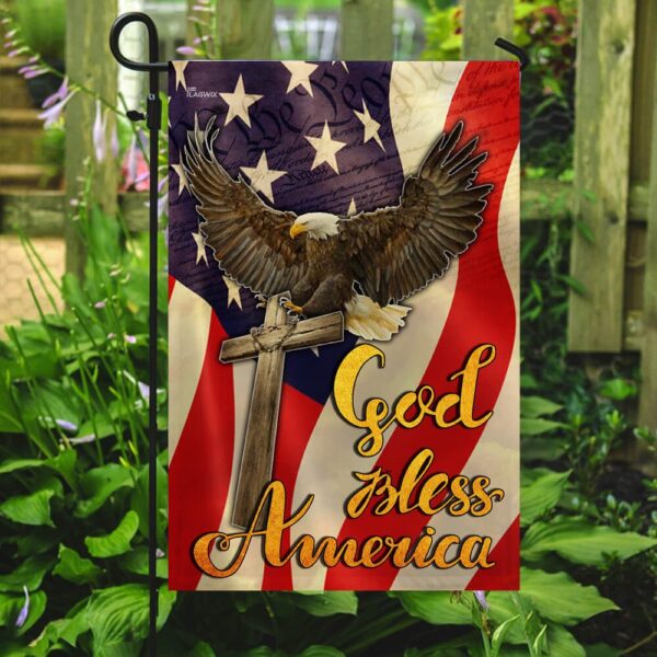 God Bless America Eagle Flag: Patriotic TLP09F - Image 7