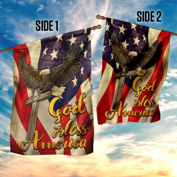God Bless America Eagle Flag: Patriotic TLP09F - Image 5