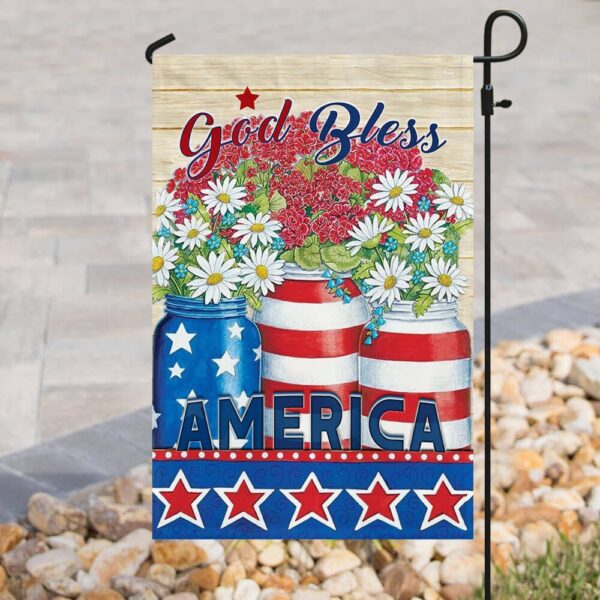 God Bless America Flag: PSL129F - Patriotic American Flags - Image 3