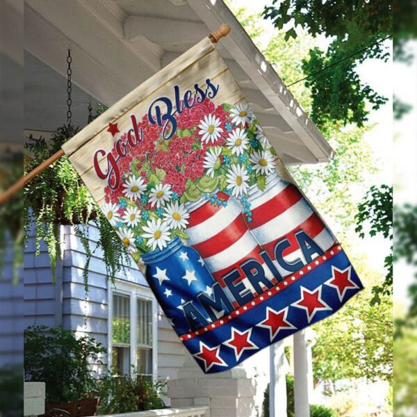 God Bless America Flag: PSL129F - Patriotic American Flags - Image 8