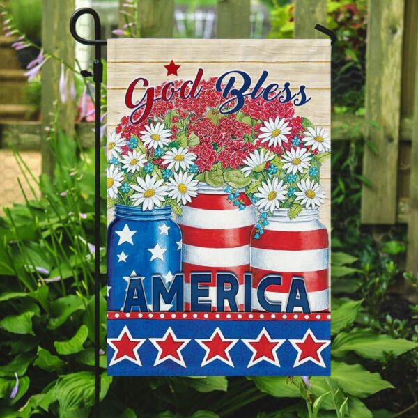 God Bless America Flag: PSL129F - Patriotic American Flags - Image 2