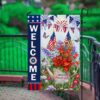 Patriotic 4th of July Flowers: God Bless America Flag Bouquet (MLN1341F)