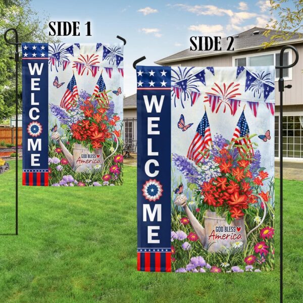 Patriotic 4th of July Flowers: God Bless America Flag Bouquet (MLN1341F) - Image 5