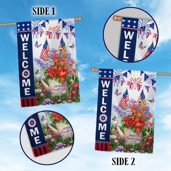 Patriotic 4th of July Flowers: God Bless America Flag Bouquet (MLN1341F) - Image 3
