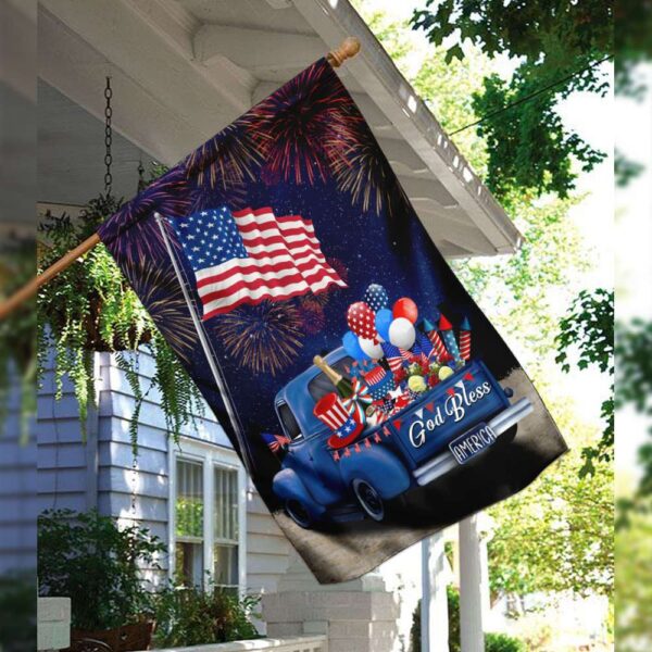 God Bless America 4th of July Flag: Patriotic Decor TLP12Fv1 - Image 3