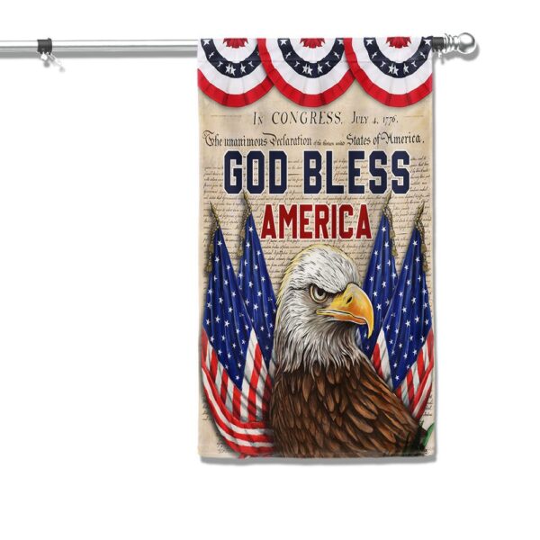 Patriotic Eagle T-Shirt: God Bless America 4th of July - Image 6