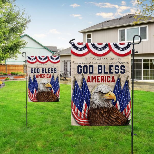 Patriotic Eagle T-Shirt: God Bless America 4th of July - Image 5