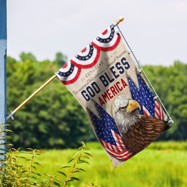 Patriotic Eagle T-Shirt: God Bless America 4th of July - Image 3