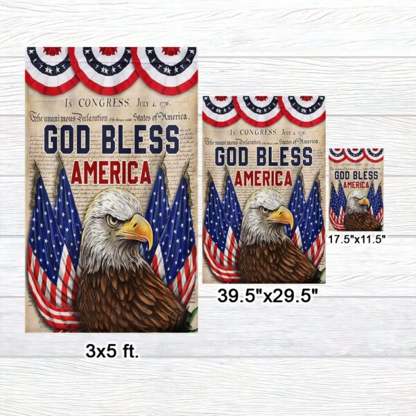 Patriotic Eagle T-Shirt: God Bless America 4th of July - Image 7