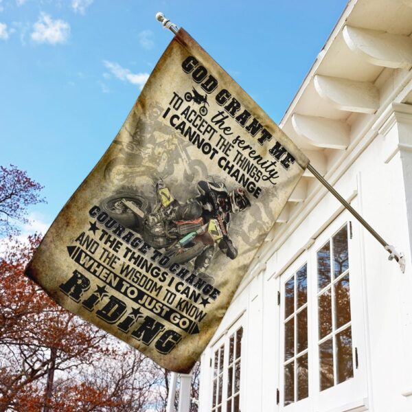 God Grant Me Serenity Motocross Flag: PS64Fl - Image 9