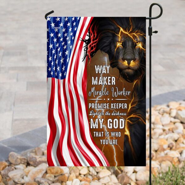 God Jesus Christian American Flag THN2189F - Image 8