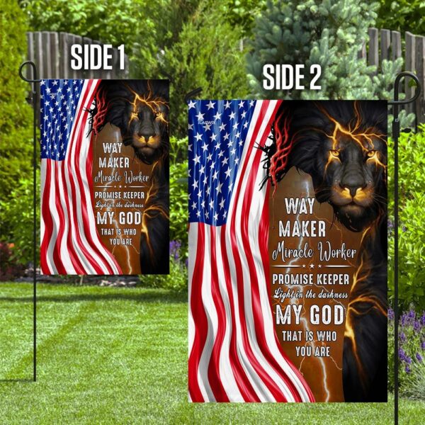 God Jesus Christian American Flag THN2189F - Image 10