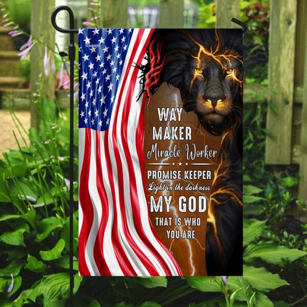 God Jesus Christian American Flag THN2189F - Image 7