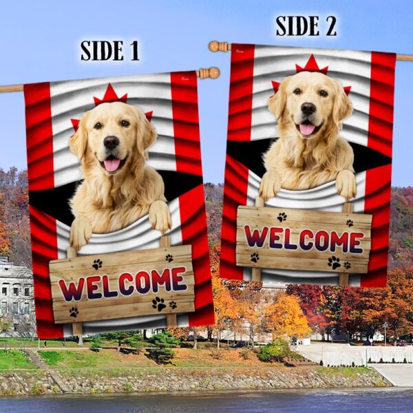 Canadian Golden Retriever Welcome Mat - TQN1351F - Image 2