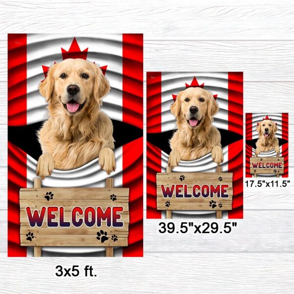 Canadian Golden Retriever Welcome Mat - TQN1351F - Image 7