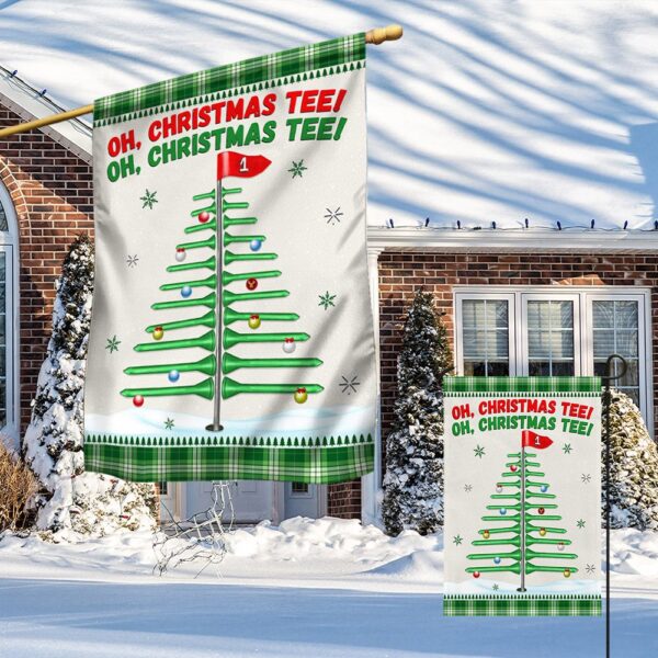 Golf Tee Christmas Ornament: Festive Oh Christmas Tee LNT833F - Image 4