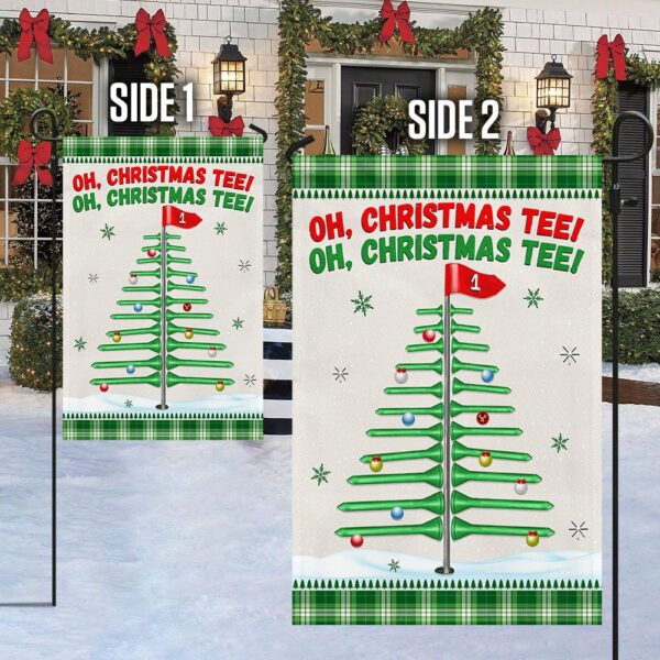 Golf Tee Christmas Ornament: Festive Oh Christmas Tee LNT833F - Image 5