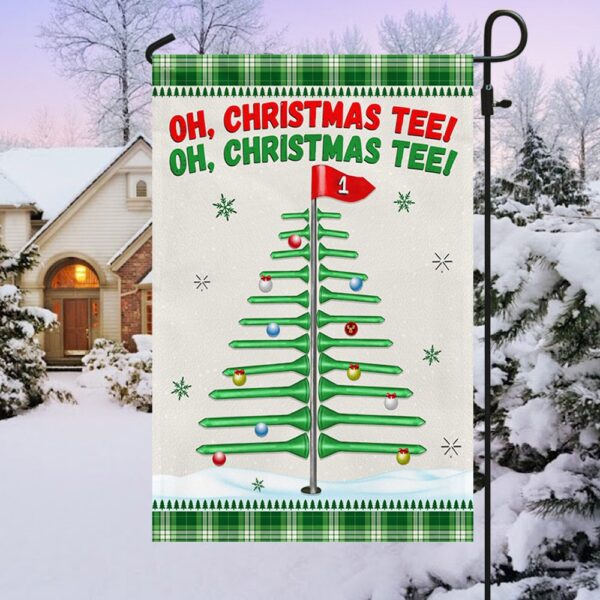 Golf Tee Christmas Ornament: Festive Oh Christmas Tee LNT833F - Image 3