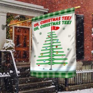 Golf Tee Christmas Ornament: Festive Oh Christmas Tee LNT833F