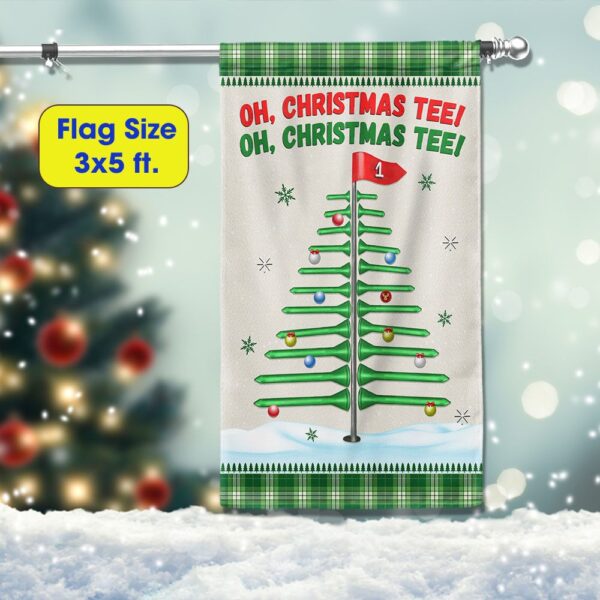 Golf Tee Christmas Ornament: Festive Oh Christmas Tee LNT833F - Image 6