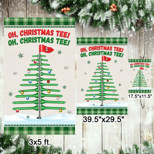 Golf Tee Christmas Ornament: Festive Oh Christmas Tee LNT833F - Image 7