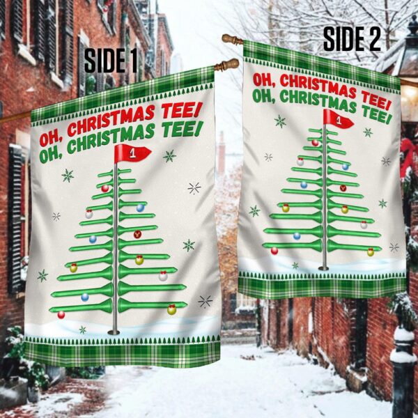 Golf Tee Christmas Ornament: Festive Oh Christmas Tee LNT833F - Image 2