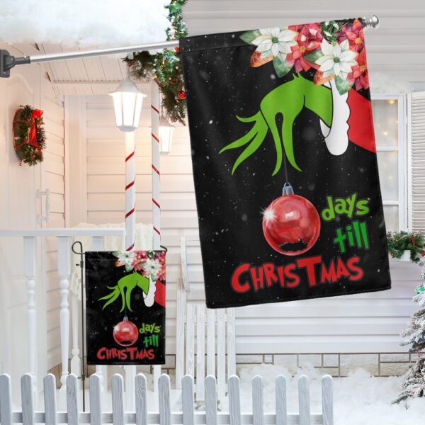 Grinch Christmas Countdown Flag: Days Till Christmas - Image 4