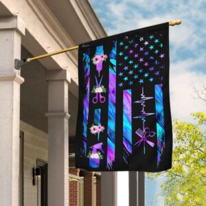 American Hair Stylist | Pride Flag Hairdresser Cape THN2127F