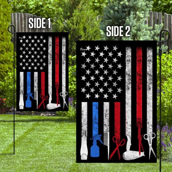 American Flag Barber & Hair Stylist Cape - THN2128F - Image 10