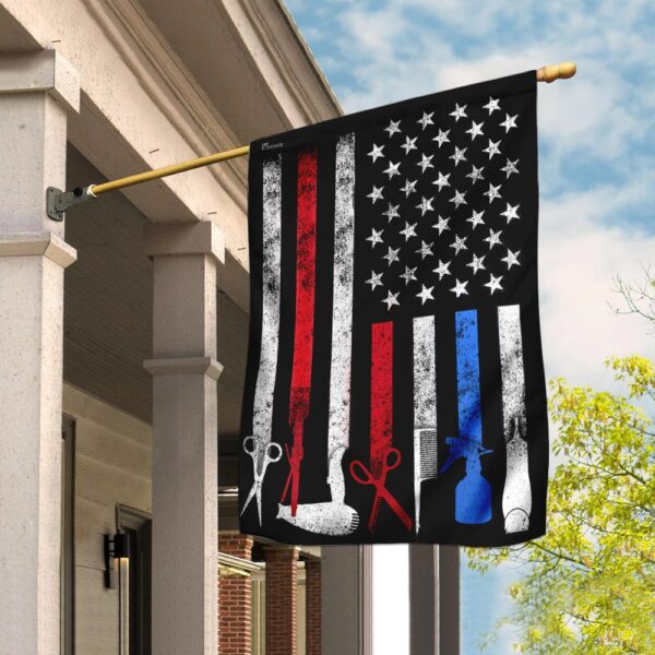 American Flag Barber & Hair Stylist Cape - THN2128F