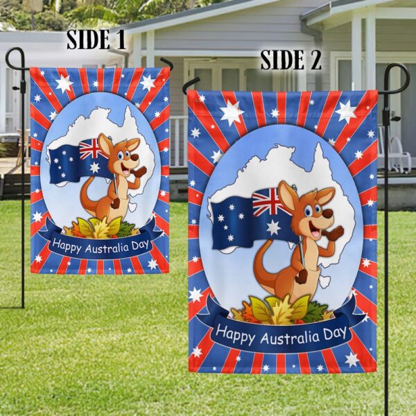 Happy Australia Day Kangaroo Flag: Aussie Pride TQN979F - Image 5