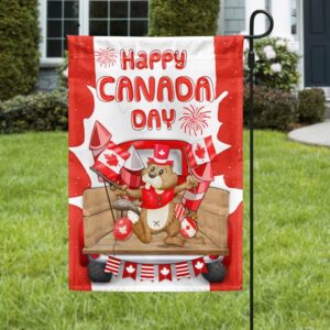 Happy Canada Day Beaver Flag: MLN1330F