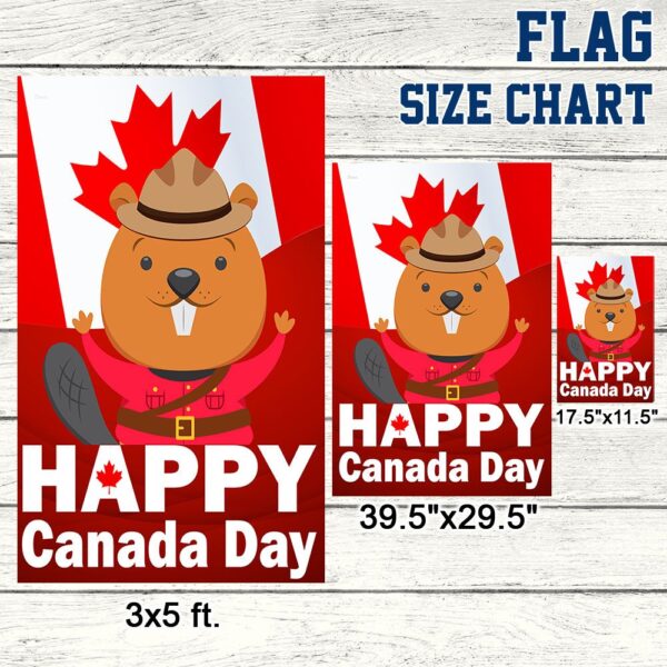 Happy Canada Day Beaver Flag: Celebrate with MLN1490F - Image 7