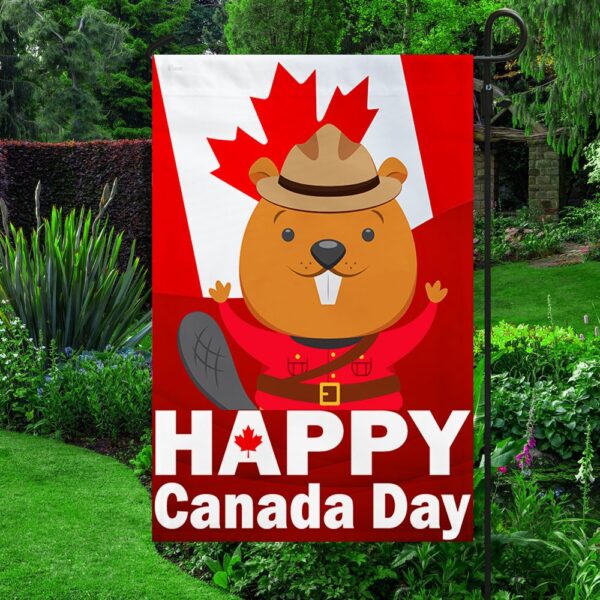 Happy Canada Day Beaver Flag: Celebrate with MLN1490F - Image 3