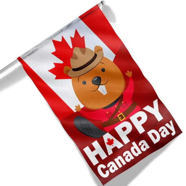 Happy Canada Day Beaver Flag: Celebrate with MLN1490F - Image 6