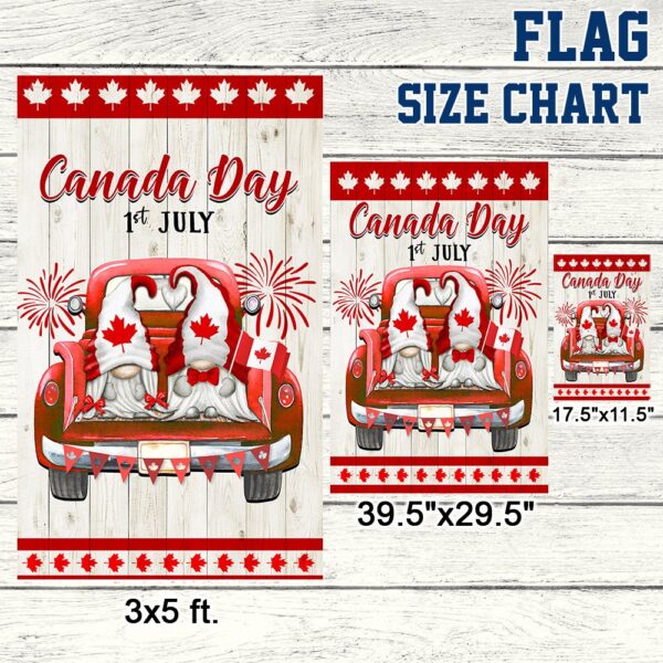 Happy Canada Day Gnome with Flag: MLN1332 - Image 7