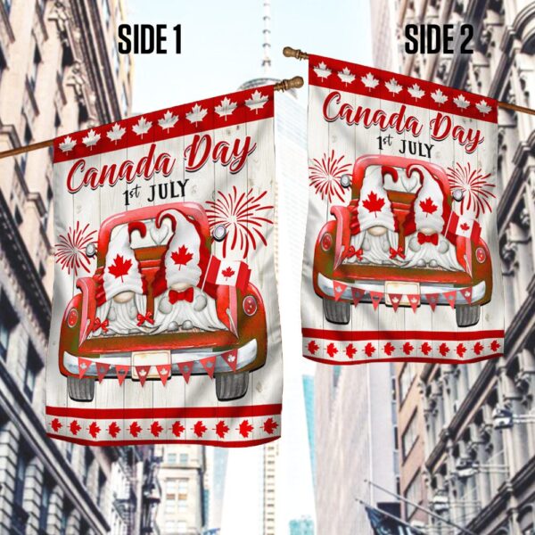 Happy Canada Day Gnome with Flag: MLN1332 - Image 3