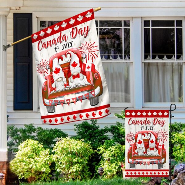Happy Canada Day Gnome with Flag: MLN1332 - Image 5