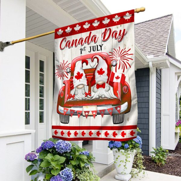 Happy Canada Day Gnome with Flag: MLN1332 - Image 2