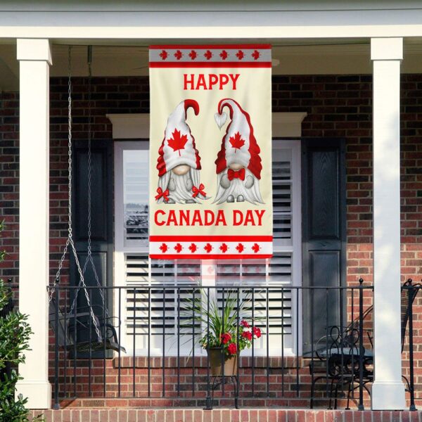 Happy Canada Day Gnomes Garden Flag | TQN1166F - Image 6
