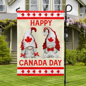 Happy Canada Day Gnomes Garden Flag | TQN1166F