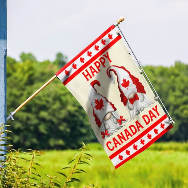 Happy Canada Day Gnomes Garden Flag | TQN1166F - Image 9