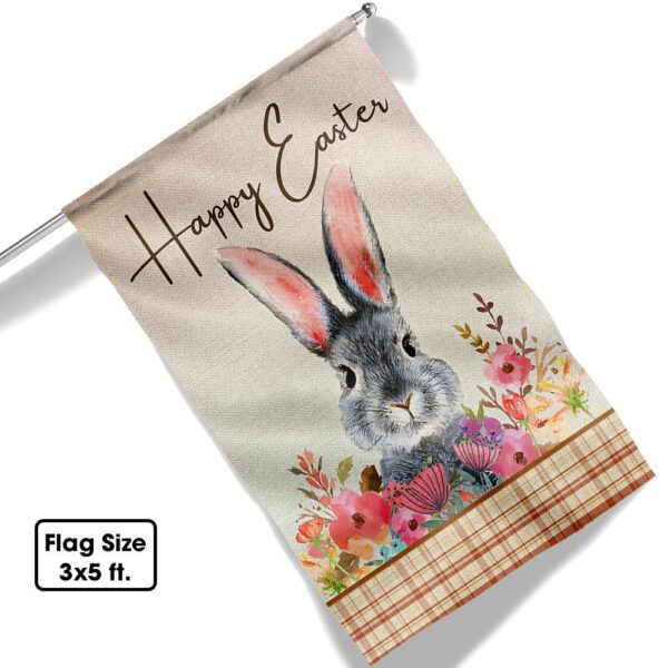 Happy Easter Bunny Rabbit Flag: TQN1025F - Image 6