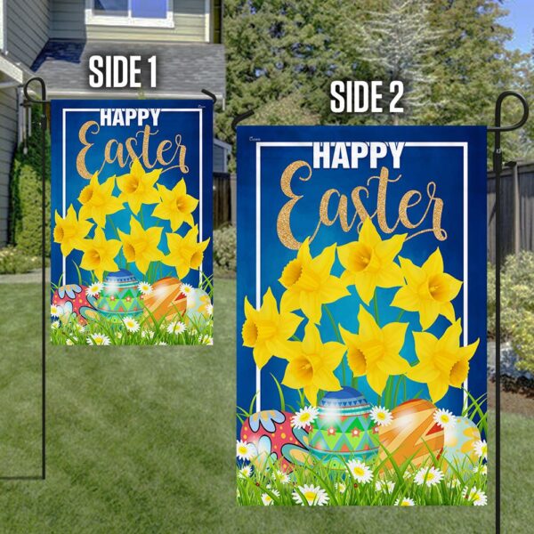 Happy Easter Daffodil Garden Flag TQN981F - Image 5